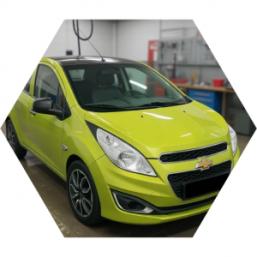 Шевроле Спарк после замены масла в двигателе в автотехцентре