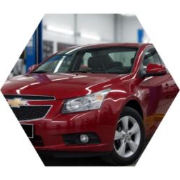 шевроле Круз после замены тормозных дисков в автосервисе