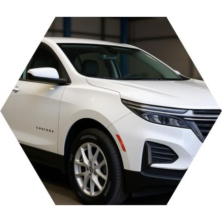 Шевроле Эквинокс после замены амортизаторов в автотехцентре