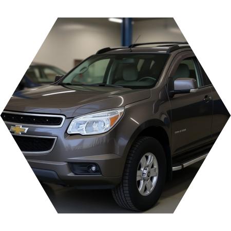 Шевроле Трейлблейзер после замены тормозных дисков в автотехцентре