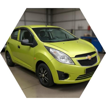 Шевроле Спарк после замены амортизаторов в автотехцентре