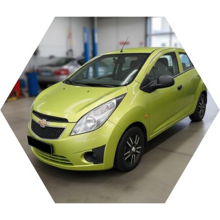 Шевроле Спарк после замены приводного ремня в автотехцентре