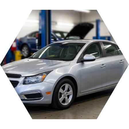 Шевроле Круз после замены опорных подшипников в автотехцентре